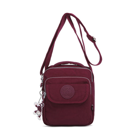 Tigaote Women's One-Shoulder Cross-Body Mini Square Bag, Fashionable and Versatile Nylon, Simple and Water-Repellent