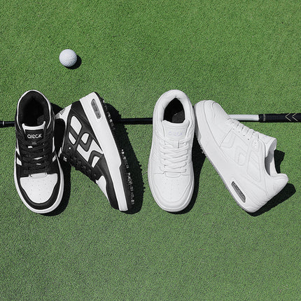 Height-Increasing White Shoes Golf Shoes for Men and Women Professional Couples Lawn Golf Shoes Casual Sports Sneakers
