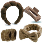 Dark coffee 5-piece set (wrist strap with seam interface)