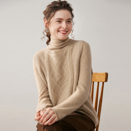 Autumn and Winter Cashmere Vest for Women, Round Neck, Thickened, Short Front and Long Back, Loose Fit, Sleeveless, Back Slit, Knitted Sweater