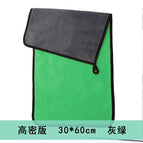 400g/㎡ car towel / 30*60 high density (grey green)