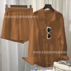 Caramel color suit / 3XL