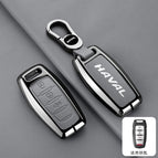 [haval a model 3-button speaker] double-sided leather pebbled gray + b02 buckle