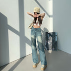 Capri blue trousers / XS