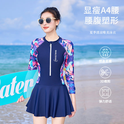 Long-Sleeve Swimsuit / Maillot Manches Longues