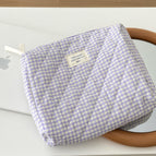 Blueberry lattice quilting [clutch]]
