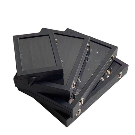 Ear Clip Ear Wire Jewelry Box Large Capacity Ring Necklace Bracelet Display Stand Ear Ring Ear Stud Earrings Storage Box