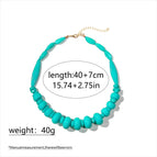 Round bead style (blue)