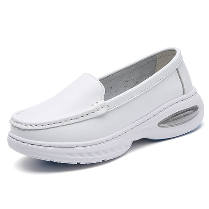 Nurse Shoes Women's Hole-In-The-Wall Soft Sole Breathable Non-Tiring Feet Hollow Summer Sandals Thick-Soled Air Cushion Medical Shoes