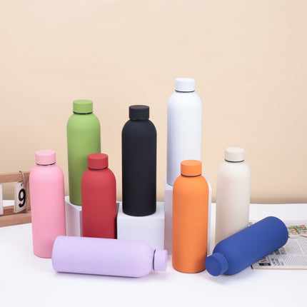 Personalized Carving Text SUS304 Insulated Water Bottle Customized Name Keep Hot Cold Drinks Bottle Perfect for Travel Gifts