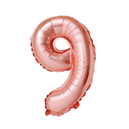 32 inch fine packaging digital aluminum foil balloon independent paper card packaging birthday party decoration floating air ball wholesale