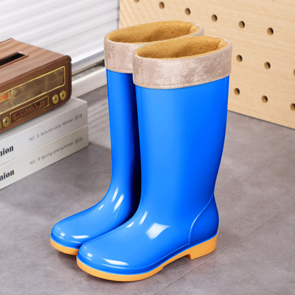 Multicolor High Rain Boots, Labor Protection Boots, Lightweight Pvc Anti-Slip Mesh Lining, Women's Rain Boots, Kitchen Cleaning Water Boots, Rubber Shoes