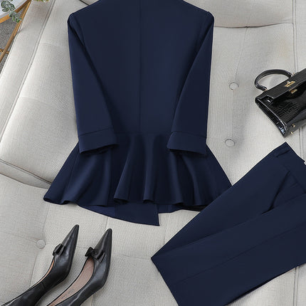 Business wear temperament goddess fan half sleeve suit hotel front desk tooling sales department beauty salon jewelry shop overalls