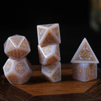 D4 side dice / 【h01】synthetic powder opal