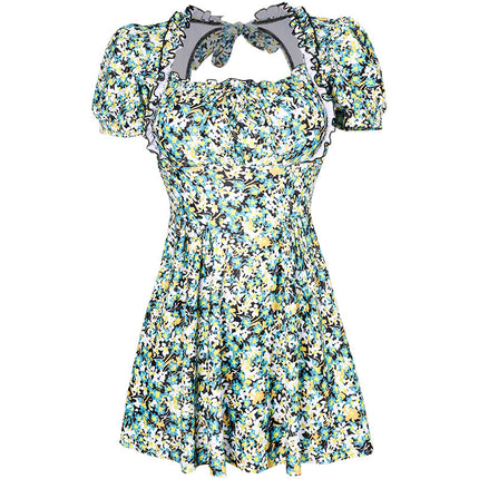 Women's Swimsuit for Hot Spring Bathing, Large Size One-Piece, Conservative, Slimming Look, Slightly Fat, Covering the Flesh, with Breast Pads, New Summer Swimsuit
