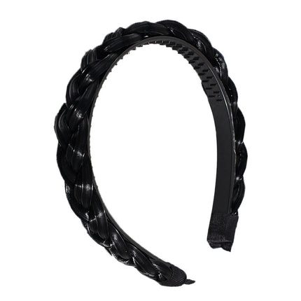 2023 New High-end Sense Hair Clip Hair Hoop Female Elegant Internet Celebrity Face Wash Hair Hoop Simple Non-slip Toothed Hair Accessories