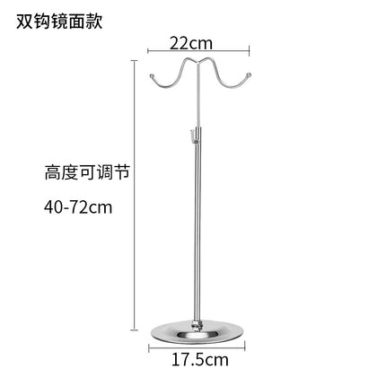 Display Rack Stainless Steel Bag Hanging Bag Display Rack Hat Display Rack Glasses Display Rack Shoes Bag Shoes Display Rack