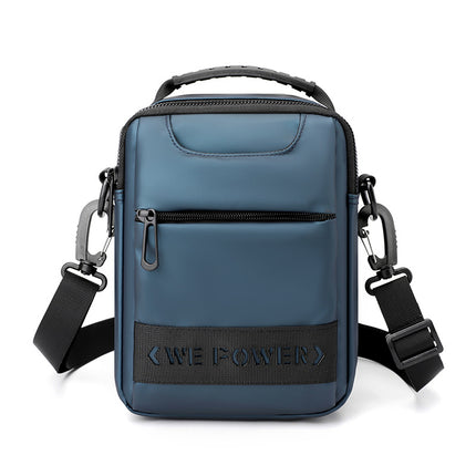 Wepower New Simple Men's Small Bag Fashionable Crossbody Bag Wearing Belt Hanging Bag Portable Shoulder Carry-on Bag