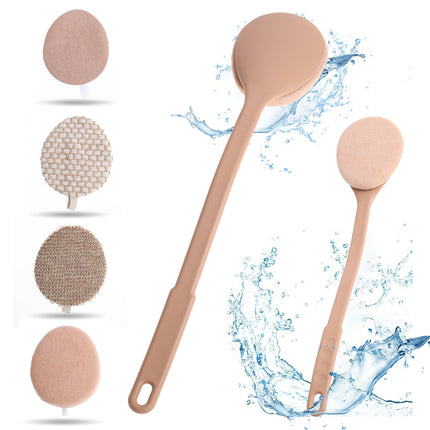 in stock strong decontamination scrubbing artifact soft material bath wipe deep cleaning exfoliating long handle brush