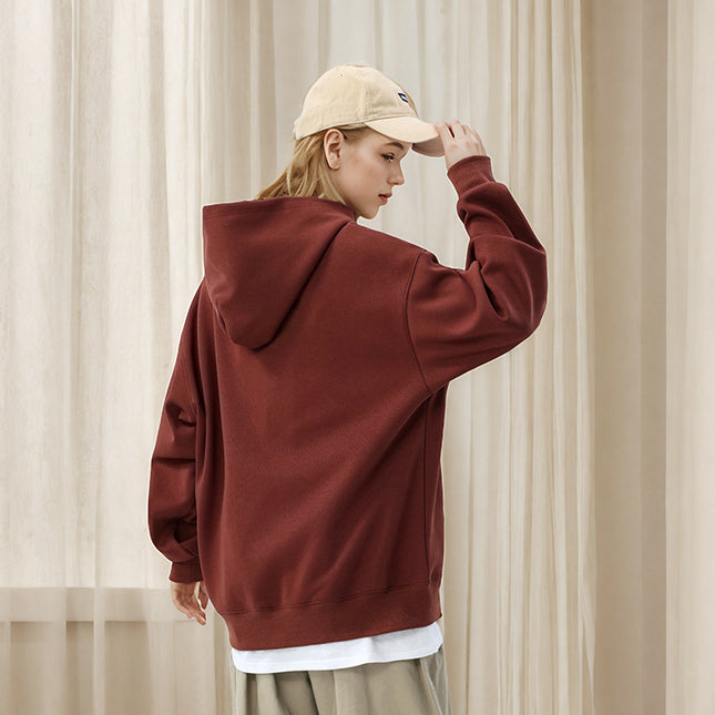 Autumn and Winter Sweatshirt Customized Lambskin Hoodie Pullover with Hood for Men and Women Customized Casual Zipper Cardigan Printing