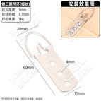 Silver three-eye ring (filament)/1 (without screws)