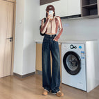 2357-2-advanced blue-nine-point pants / XS