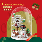 Lucky snowman building blocks-free transparent cover 1296