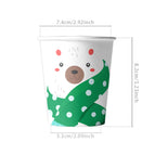 New christmas paper cup b-10pcs