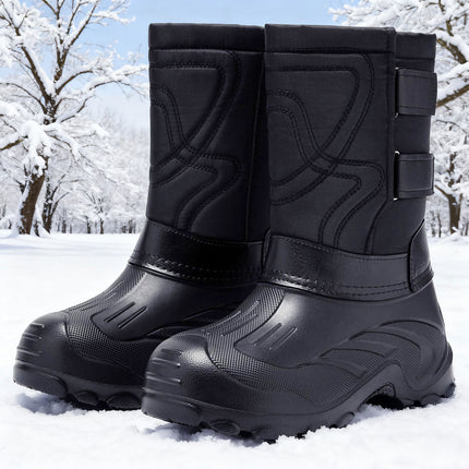 Snow Boots, Large Size Warm Boots, Waterproof and Non-Slip Cotton Shoes, One-Piece Drop-Shipping Boots, Plus Velvet Comfortable Cotton Boots