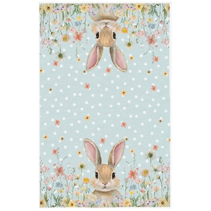 Cross-border Easter Kitchen Towel Absorbent Dishwashing Cloth Holiday Atmosphere Decorative Hand Towel Household Cleaning Cloth