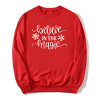round neck red / S