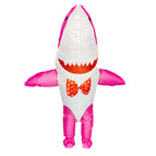 Bow tie pink shark adult / One size fits all