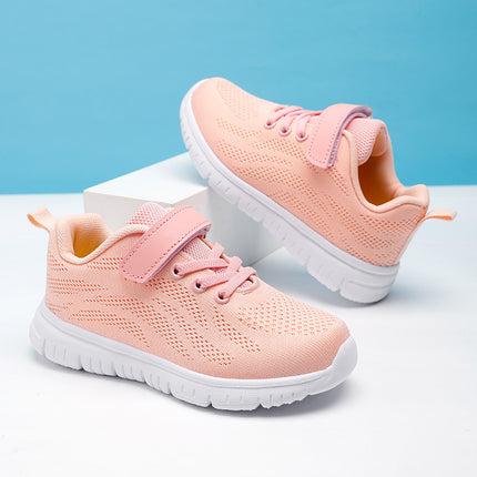 Cross-border Children's Shoes Spring and Autumn Children's Sneakers Boys' Breathable Mesh Face Comfortable Lightweight Running Shoes for Middle and Large Children and Girls