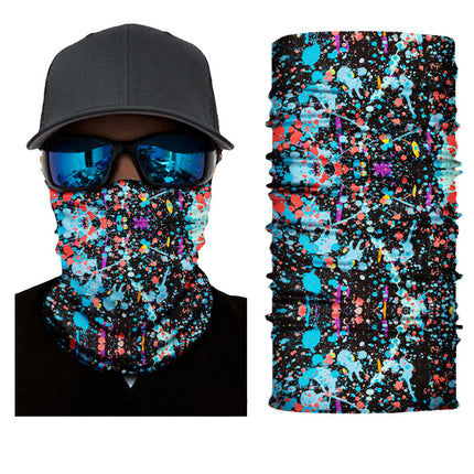 Xunhui Pattern Printing Series Seamless Magic Headscarf Windproof and Sunproof Cycling Mask Sports Neck Scarf Camouflage