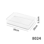 8024. low transparent box-large size 1 pet high transparency can be stacked