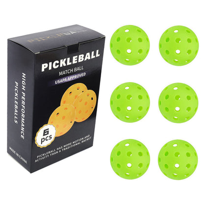 Cross-border hot-selling peak ball 40 hole ball hole ball pickleballs74mm roll injection luminous ball color box