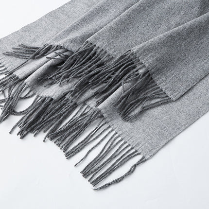 Wool Scarf Korean Style Double-Sided Scarf for Women Autumn and Winter Warm Men's Shawl Versatile Cashmere Scarf Wholesale