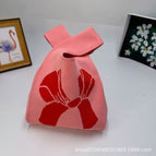 Bow pink red