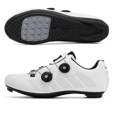 Cross-border foreign trade bicycle shoes cycling shoes men and women road bike lock shoes mountain bike booster shoes hard bottom wholesale