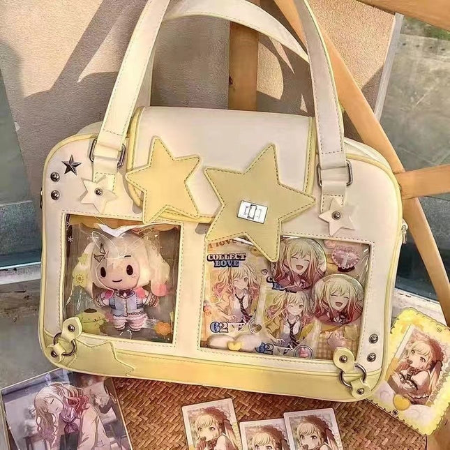 Original design girl's original design baby valley dual-purpose slung Joker pain bag can hold 20cm doll shoulder bag