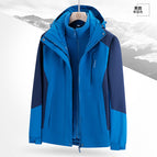 Men's model - post blue [three-in-one, removable liner] / 3XL