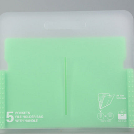 Portable organ bag transparent folder a4 large capacity student examination paper storage bag bill file classification storage bag