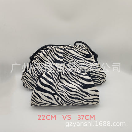 2022 New Cloud Bag Cross-border Women's Bag Pleated Dumpling Bag Autumn and Winter Fashion Shoulder Crossbody Bag Handbag Women's Bag