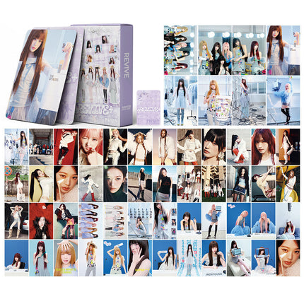 Korean Star 55 Boxed Small Cards Stray (g) I-Dle Ive Ateez Collection Lomo Cards Cross-Border