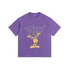 Purple garfield cat / S