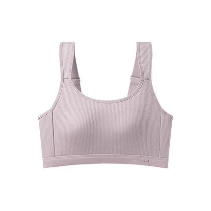 Strapless Underwear Women's Large Chest Shown Small Chest Full Cup Thin Traceless plus size Rabbit Ear Cup Anti-running Light chubby girl Bra