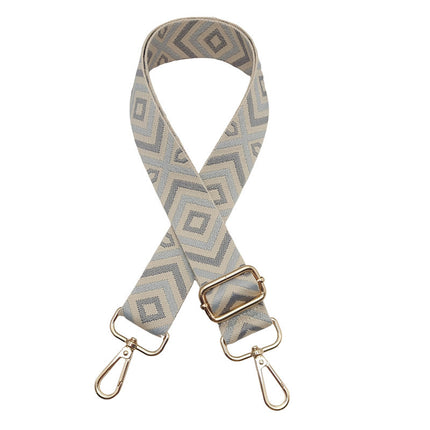 Wholesale Rhomboid Bag Strap Lightweight Luxury All-match Women's Bag Strap Adjustable Shoulder Crossbody Bag Shoulder Strap Mobile Phone Strap