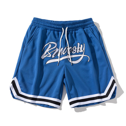 Summer New Sports Shorts Men's Fitness American Style High Street Sports Basketball Pants Training Shorts Casual Pants Mid-length Pants