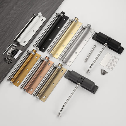 Light Simple Door Closer Household Stainless Steel Automatic Closer Hotel Room Door Cushion Automatic Door Closer