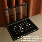 Large Black Ring Jewelry Box